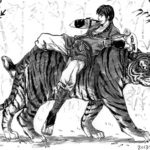 虎と渉清（2013-07-07）
